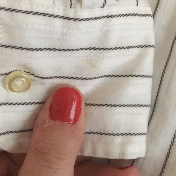 Charter Club Woman Pinstriped Button-Down - Picture 3 of 4